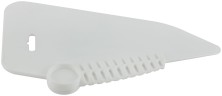 Шпатель прижимной, для разглаживания обоев, пластиковый, белый 280 мм
