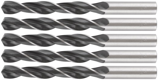 Сверла по металлу HSS черненые 13,0x151 мм (5 шт.)