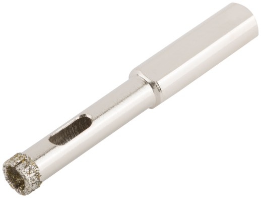 Коронки кольцевые по керамограниту, камню и кафелю алмазные, набор 2 шт., 8х65 мм