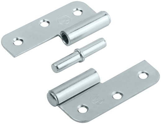 Петля накладная оцинкованная, тип "ПН", 70 мм, левая