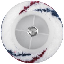 Валик микроволокно, белый с красной и синей полосками, диам. 40/63 мм; ворс 12 мм, 180 мм