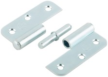 Петля накладная оцинкованная, тип "ПН", 70 мм, правая