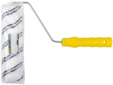 Валик микроволокно, белый с красной и синей полосками, диам. 40/63 мм; ворс 12 мм, 230 мм