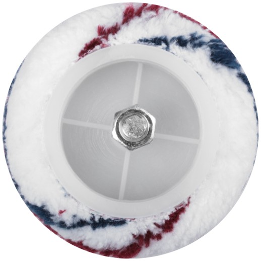 Валик микроволокно, белый с красной и синей полосками, диам. 40/63 мм; ворс 12 мм, 230 мм