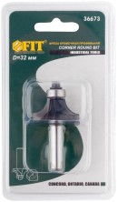 Фреза кромочная профильная c нижним подшипником, DxHxL = 32 х 16 х 56 мм