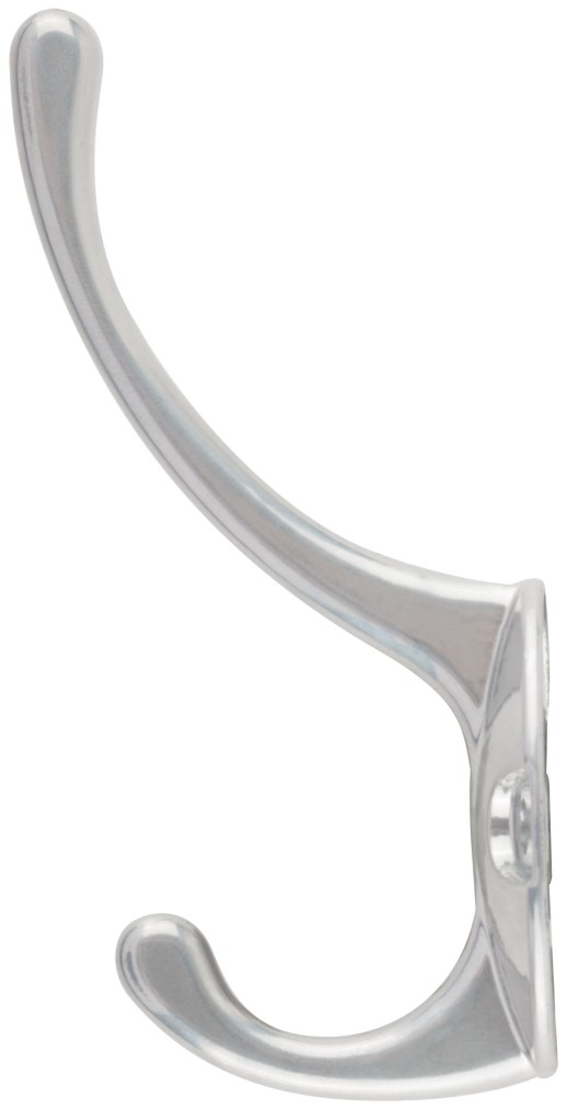 Крючок-вешалка двойной, хром
