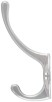 Крючок-вешалка двойной, хром