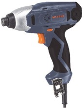 MAX-PRO Шуруповерт ударный электрический 240 Вт; 0-3600об/мин; 0-4200 уд/мин; патрон 6,35мм под биту; 100Нм; регулировка оборотов; реверс; резиновые в