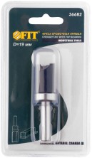 Фреза кромочная прямая с верхним подшипником, DxHxL = 19 х 25 х 66 мм