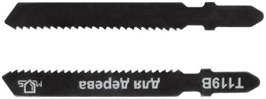Полотна для эл. лобзика, Т119В, по дереву, HCS, 75 мм,  2 шт.