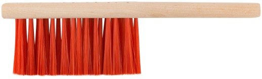 Щетка-сметка, искусств. щетина, деревянная ручка, 3-х рядная, 280 мм