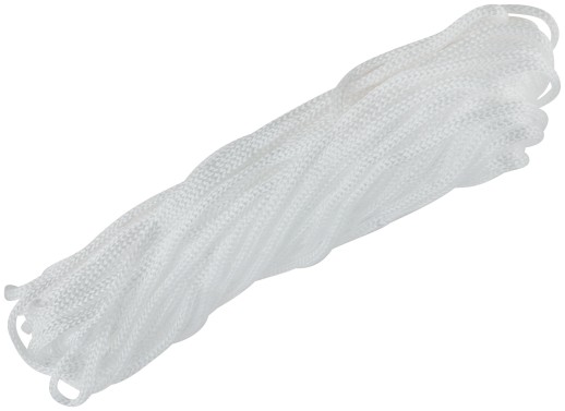 Шнур вязаный полипропиленовый без сердечника  4 мм х 20 м, р/н= 49 кгс