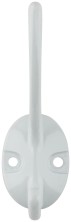 Крючок-вешалка двойной, белый