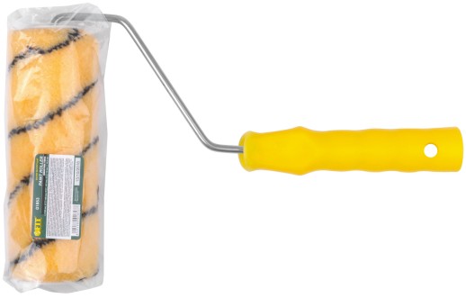 Валик полиакриловый, бежевый с черной полоской, диам. 40/61 мм; ворс 10,4 мм, 180 мм