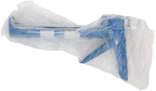 Пистолет для герметика 225 мм полукорпусной, зубчатый шток