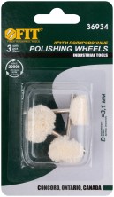 Круги полировочные, 3 шт.