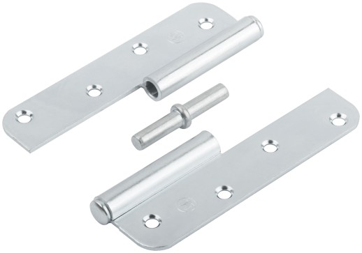 Петля накладная оцинкованная, тип "ПН", 130 мм, левая