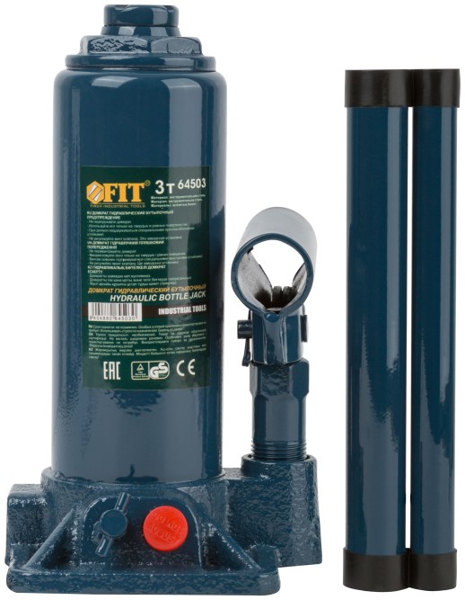 Домкрат гидравлический бутылочный  3 т