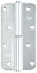 Петля накладная оцинкованная, тип "ПН", 130 мм, правая