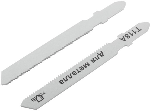 Полотна для эл. лобзика, T118A, по металлу, HSS, 75 мм, 2 шт.