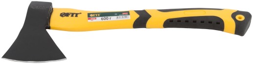 Топор кованая усиленная сталь, усиленная фиберглассовая ручка, антивибрационные накладки 600 гр.