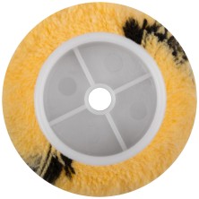 Ролик полиакриловый, бежевый с черной полоской, диам. 40/61 мм; ворс 10,4 мм, 150 мм