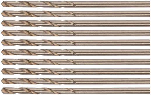 Сверла по металлу HSS полированные 2,5 мм (10 шт.)