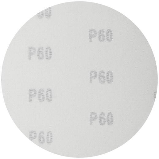 Круги шлифовальные сплошные (липучка), алюминий-оксидные, 125 мм, 5 шт. Р 60