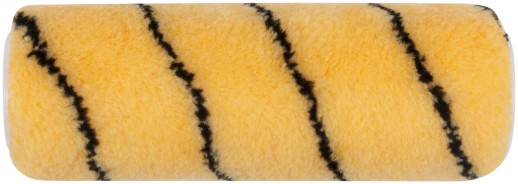 Ролик полиакриловый, бежевый с черной полоской, диам. 40/61 мм; ворс 10,4 мм, 180 мм