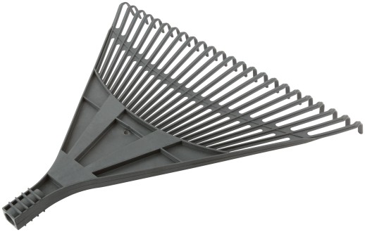 Грабли веерные пластиковые большие, 24 зуба, 610х540 мм, без черенка