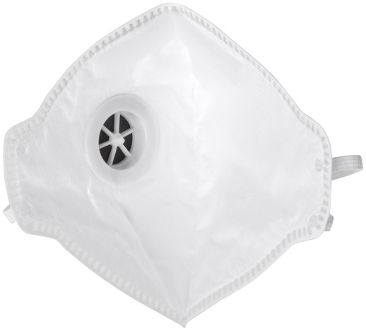 Полумаска фильтрующая, FFP2, складная, 4-х слойная, с клапаном