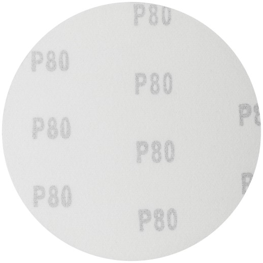 Круги шлифовальные сплошные (липучка), алюминий-оксидные, 125 мм, 5 шт. Р 80