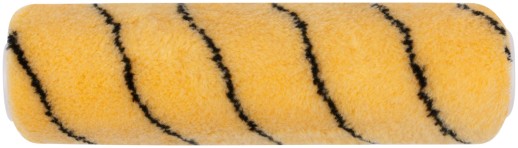 Ролик полиакриловый, бежевый с черной полоской, диам. 40/61 мм; ворс 10,4 мм, 230 мм