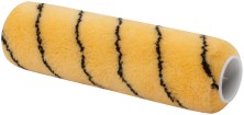 Ролик полиакриловый, бежевый с черной полоской, диам. 40/61 мм; ворс 10,4 мм, 230 мм