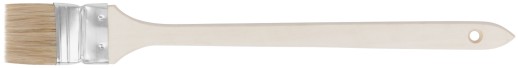 Кисть радиаторная, натуральная светлая щетина, деревянная ручка  2" (50 мм)