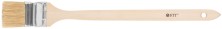 Кисть радиаторная, натуральная светлая щетина, деревянная ручка  2" (50 мм)