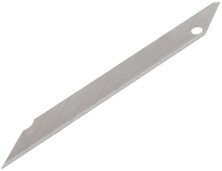Лезвия для ножа технического 9 мм, 9 сегментов, угол 30 градусов, сталь SK5 (10 шт.)