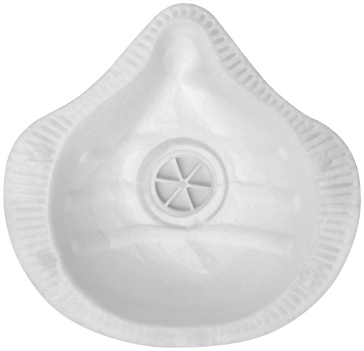 Полумаска фильтрующая, FFP2, формованная, 3-х слойная, с клапаном