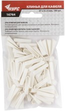 Клинья для кафеля малые 27х6х6 мм, 100 шт.