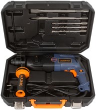 MAX-PRO Перфоратор монтажный 620 Вт; 0-1000об/мин; 2,5Дж; 3 режима; Д/Б/М-30/24/13; 2,8кг; SDS-PLUS; антивибрационная ручка; резиновые вставки; резино