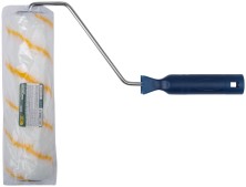 Валик полиакрил/полиэстер/хлопок, с желтой полосой, каркасная система, диам. 40/60 мм; ворс 6мм, 230 мм