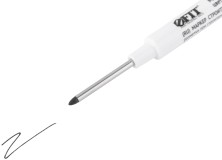 Маркер строительный перманентный, тонкий, удлиненное перо, черный