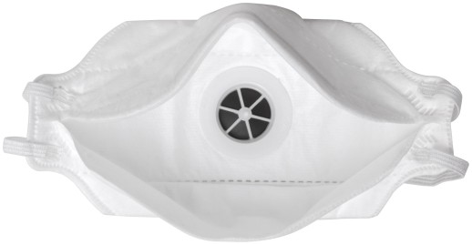 Полумаска фильтрующая, FFP3, складная (трехпанельная), 4-х слойная, с клапаном, Профи