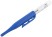 Маркер строительный перманентный, тонкий, удлиненное перо, синий