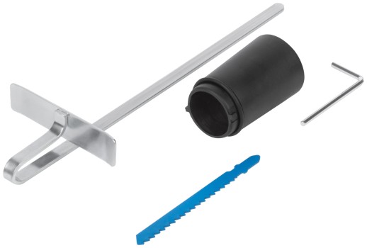 Лобзик  800 Вт; 0-3000 ход/мин; БзП; маятник; 100 мм; лазер; рез. накл.; коробка