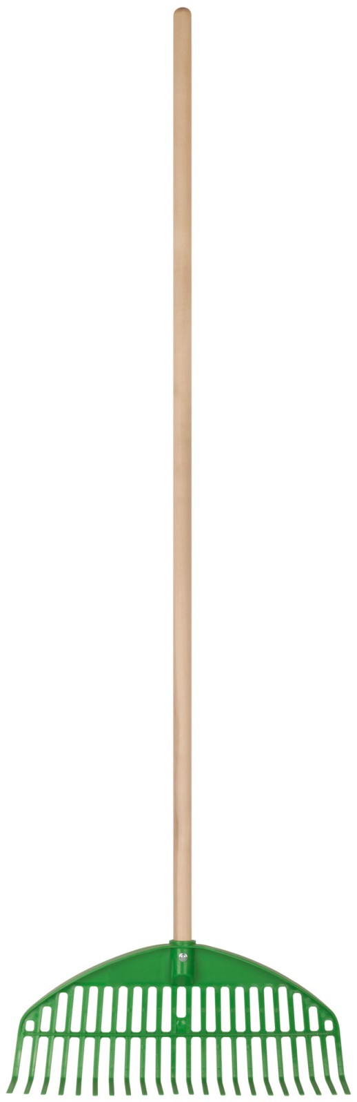 Грабли веерные пластиковые "Оазис", 22 зуба, 440 мм, с деревянным черенком