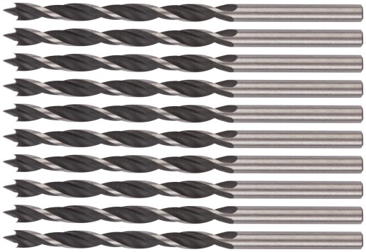 Сверла по дереву  3 мм (10 шт.)