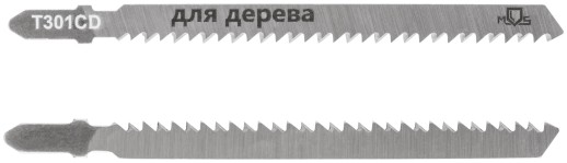 Полотна для эл. лобзика, T301CD, по дереву, HCS, 116 мм, 2 шт.