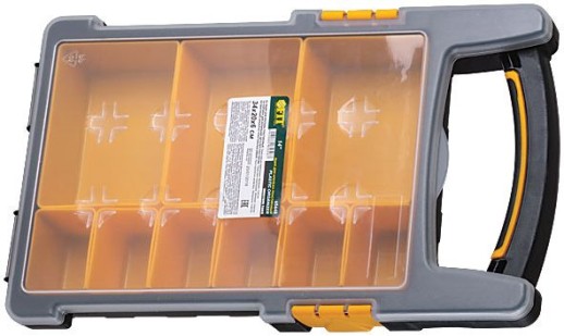 Ящик для крепежа (органайзер) 14" ( 340х200х60 мм ) (съемные ячейки)