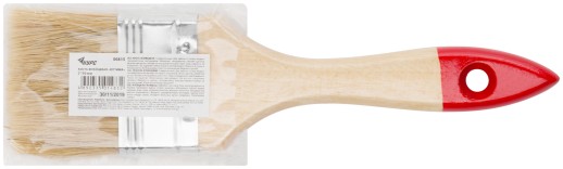 Кисть флейцевая "Оптима", натур. cветлая щетина, деревянная ручка 2" (50 мм)
